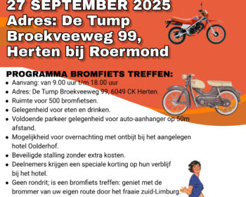 Bromfiets Treffen Roermond Herten 2025